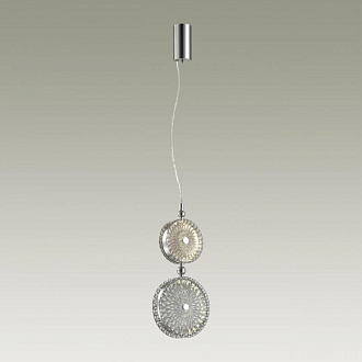 Светодиодный светильник 20 см, 13W, 4000K, Odeon Light CARAMELLA 5416/13LC, хром