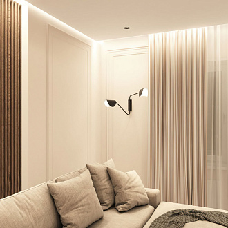 Светильник встраиваемый 9,2*9,2*2,5 см, вр 7 см, 1*GU10*50W, Denkirs Roto mini DK2037-BK, черный