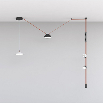 Трековый однофазный светильник 10 см, 12W, 3000K, Denkirs Belty Spot DK5541-WH+BK