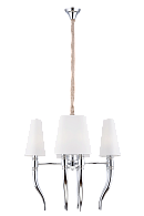 Люстра Ø620 x H610(1300), мм, 8*40W (320W), CHROME (Хром) NewRgy 8657/8CR CHROME
