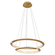 Каскадная люстра 70*150 см, LED, 58W, 3000K Lightstar Virata 814223, золотой