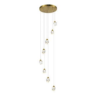 Светильник 50 см, 24W, 3000K, ST Luce Cascato SL6114.203.08, золото