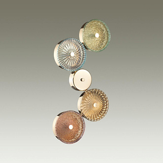 Светодиодный светильник 58 см, 25W, 4000K, Odeon Light CARAMELLA 5412/25WL, золото