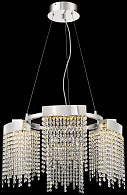 Подвесная люстра 60*60*86 см, 6*LED, 60W, Wertmark  WE463.06.103 хром