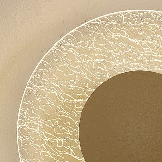 Бра 4,2*25*25 см, LED *  12W, 3000К Mantra Jewel 8073, золотой
