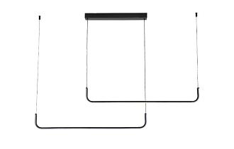 Светильник 120 см, 35W, 3000K-6000K Crystal L ux SUAVE SP35W LED L1200 BLACK Черный