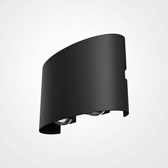 Светодиодный светильник 12 см, 4W, 3000K, Maytoni Strato O417WL-L4B3K, черный