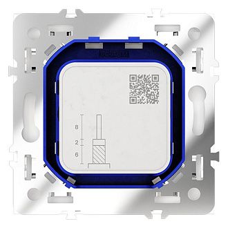 Розетка телевизионнная встраиваемая Voltum S70 оконечная TV+SAT, кашемир пластик Soft touch VLS060403