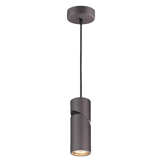 Подвесной светильник Novotech Elite 370591 титановый, диаметр 5.6 см
