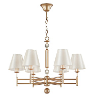 Люстра 67 см, Crystal Lux FLAVIO SP6 GOLD Золотой