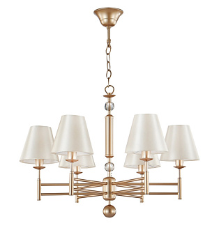 Люстра 67 см, Crystal Lux FLAVIO SP6 GOLD Золотой