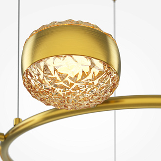 Подвесной светильник 93*93*310 см, LED, 80W, 3000К, Maytoni Mind MOD299PL-L80BS3K латунный