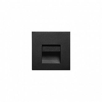 Встраиваемый светодиодный светильник Italline DL 3019 black, 1W LED, 3000K, черный