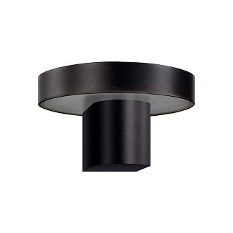 Уличный настенный светильник 14*7,5 см, 1*LED, 12W, 4000K, Favourite Grybas 4640-1W, черный матовый
