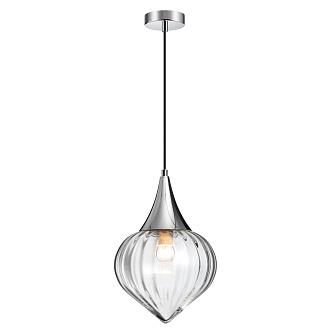 Подвесной светильник диаметр 23 см Odeon Light Kesta 4949/1 Хром