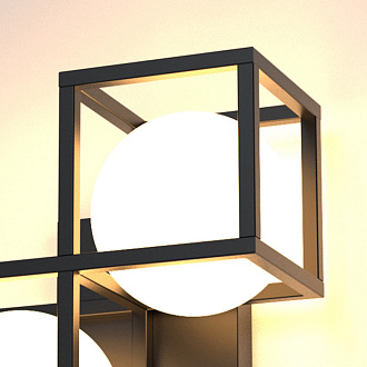 Бра 23*14,5*23 см, G9 * 2 10W,  Mantra Desigual 7608, черный