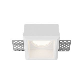 Встраиваемый светильник 8 см, Maytoni Technical Gyps Modern DL131-GU10-01-W, белый
