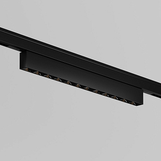 Трековый магнитный светильник 24 см, 10W, 3000K, Maytoni Points TR193-1-10W3K-M-B, черный