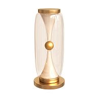 Настольная лампа 46*20 см, 1*LED, 17W, 3000K Divinare Sterzo 1244/17 TL-20, Латунь
