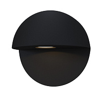Уличный настенный светодиодный светильник Maytoni Mezzo O033WL-L7B3K, 7W LED, 3000K, черный