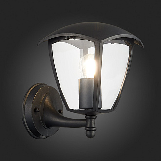 Светильник уличный настенный 18 см, ST LUCE SIVINO SL081.401.01 Черный