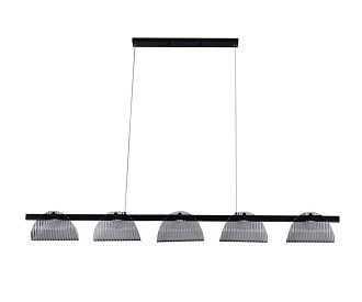 Подвесная люстра 132 см, 30W, 4000K, Kink Light Каспи 08447-5AL,19(16), черный