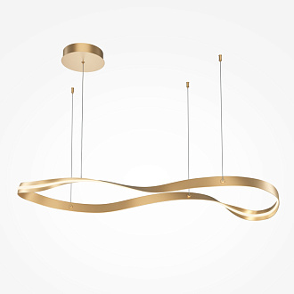 Подвесной светильник 115*35,5*329 см, LED, 34W, 3000К, Maytoni Plons MOD283PL-L34BS3K латунный