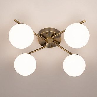Потолочная люстра 45 см, 48W, 3000-5500K+RGB, Citilux Адам смарт CL228A143, бронза