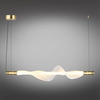 Подвесной светильник 100*20*60-200 см, 1*LED, 12W, 3000K, Aployt Adilin APL.647.03.12, латунный