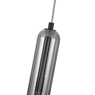 Подвесной светильник 6*163 см, 1*G9, 28W, Favourite Stalactit 4454-1P черный
