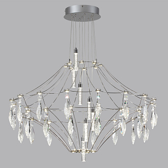Потолочный светильник 103*LED*51W, 4000К, 4590lm Odeon Light Flamenco 6699/51CL, хром