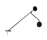 Светильник 91 см, 6W, 3000K, Kink Light 09440-2,19(3000K), черный