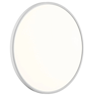 Cветильник 60*2,5 см, LED 48W, 3000/4000 К, IP40, белый, пластик Sonex Alfa White, 7659/48L