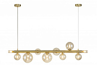 Подвесной светильник 1200*275*300/1480 мм, 10*G9 золото Indigo Canto V000248, 11026/10PL Gold