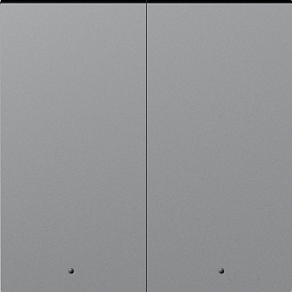 Donel A07 матовый серый клавиша 2-я с подсветкой, серия DB, DE28540