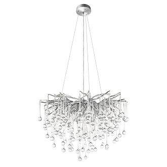 Люстра *60*45 см, 10*G9*5W, Loft It Drops 10376/600, Серебро