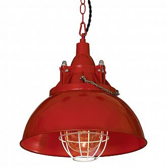 Подвесной светильник Диаметр 30 см Lussole Loft LSP-9895 Красный