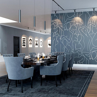 Трековый светильник для низковольтного шинопровода 11,5*5* см, LED 9W*3000 К, Novotech Shino Smal, черный, 359268