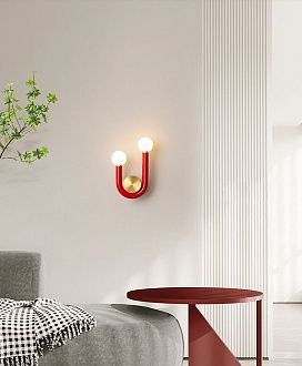 Бра Inodesign Bagge Red 40.2416