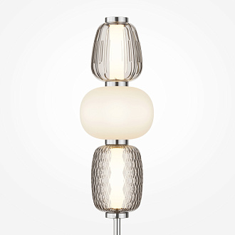 Настольная лампа 68 см, 28W, 3000K, Maytoni MOD267TL-L28CH3K, хром