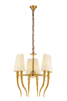 Люстра Ø550 x H580, мм, 6*40W (240W), BRASS(Латунь) NewRgy ZF8657/6LT BRASS