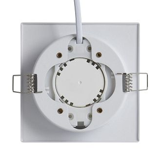 Встраиваемый светильник 11*11*-4 см, 1*GX53*15W, Voltega  VGL7191DLB-01W, Белый