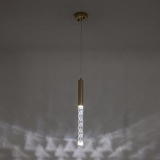 Подвесной светильник 16*16*160 см, LED 5W, 4000K, Золото MODELUX ML.88956.1 GD