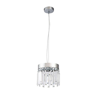 Подвесной светильник 210*210*215/1500 мм, 1*E14 хром Indigo Lacrima V000363, 12026/1P Chrome