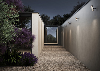 Прожектор 23 см, 150W, 4000K, Maytoni Flood FL001-L150B4K, черный