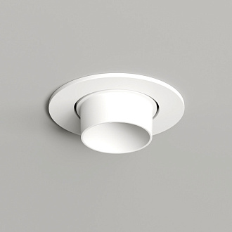 Светильник встраиваемый 9*9*5,1 см, вр 7,5 см, 1*GU5.3*15W, Denkirs Rond DK3120-WH, белый