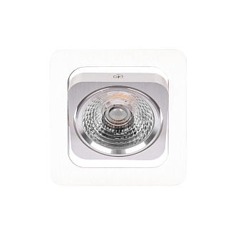 Встраиваемый светильник 12*12*7 см, 1*LED*20W 4000K LOFT IT Screen 10328/B Chrome серебро, вр 7*8,5 см