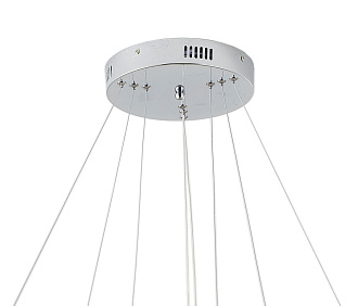 Светильник подвесной 40/60/80 см, LED 120W 4000K хром Zortes Ringolight ZRS.33321.120C