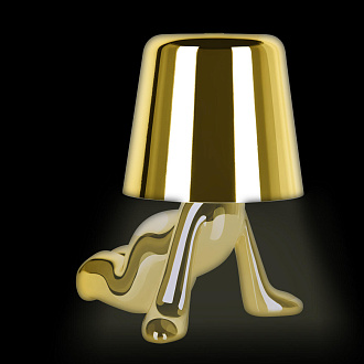 Настольная лампа 13*17 см, 1*LED*3W LOFT IT Brothers 10233/A Gold золото