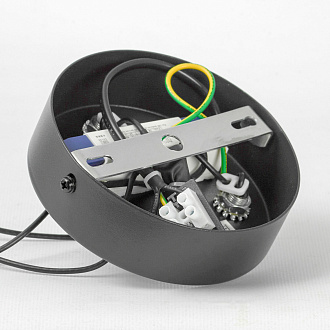 Подвесной светильник 12*80 см, 3*LED*3W 4000K Lussole Gilmer LSP-0936 черный